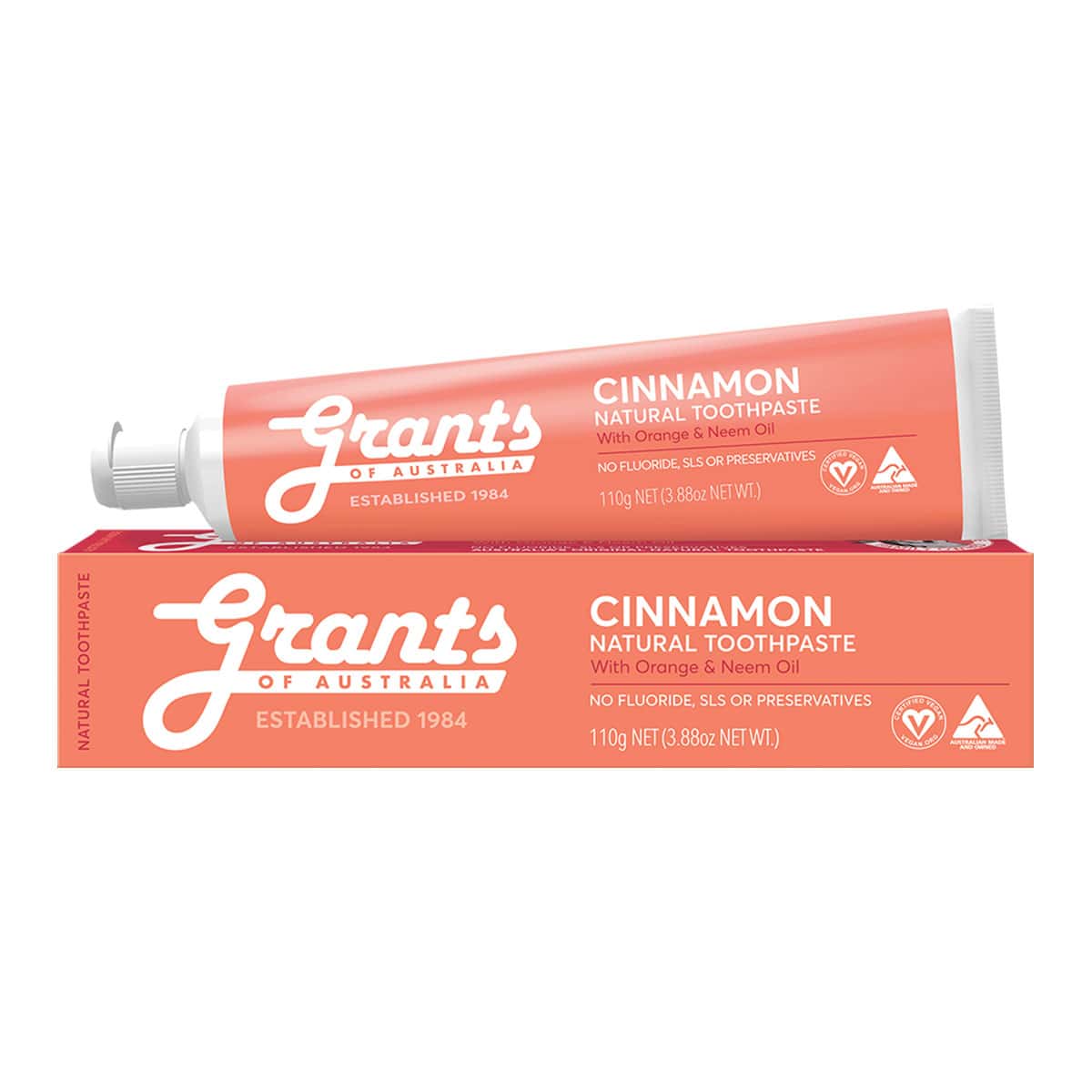 Cinnamon Natural Toothpaste - Fluoride Free - Image 2