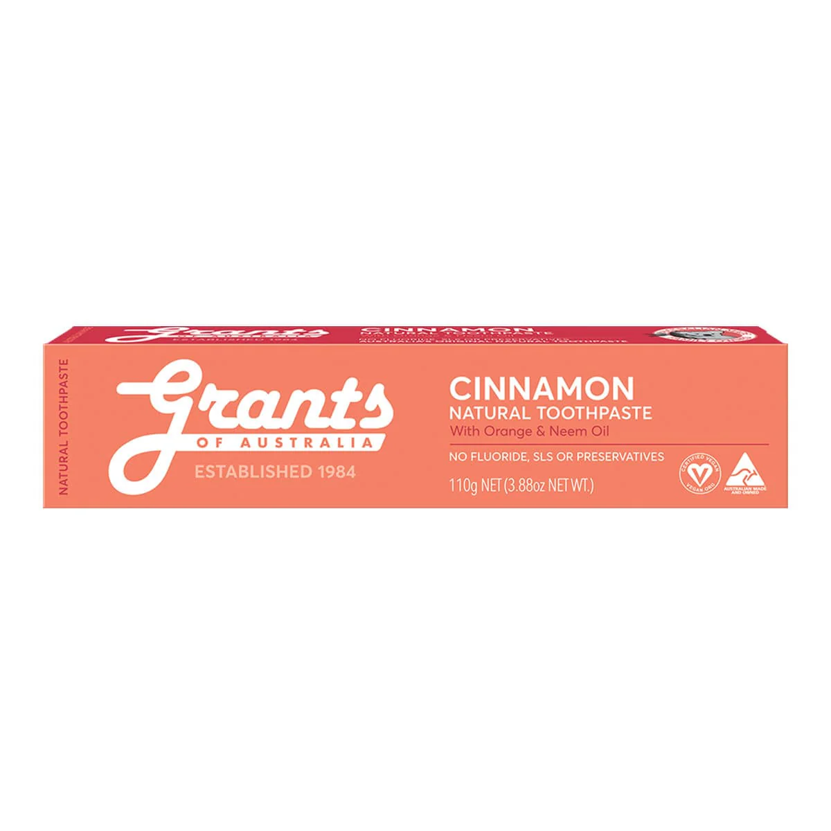 Cinnamon Natural Toothpaste - Fluoride Free - Image 3