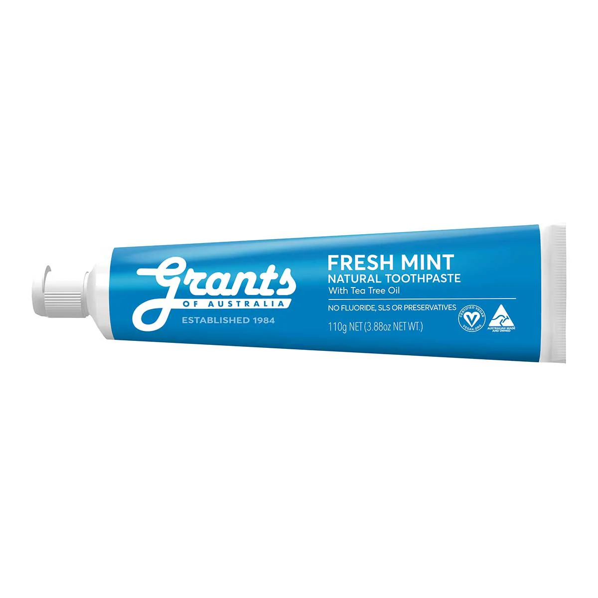 Fresh Mint Natural Toothpaste - Fluoride Free - Image 2