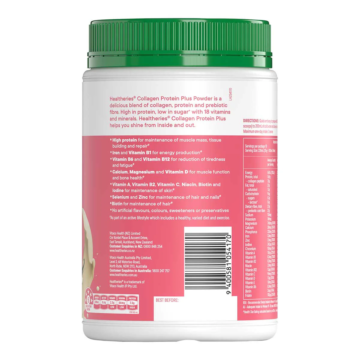 Collagen Protein Plus - Vanilla - Image 2