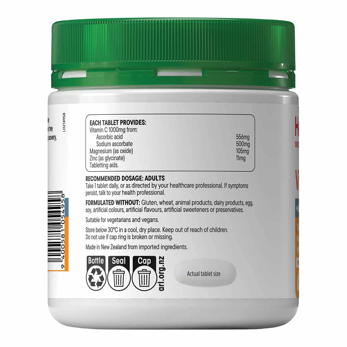 Vit C 1000mg + Magnesium & Zinc - Image 2