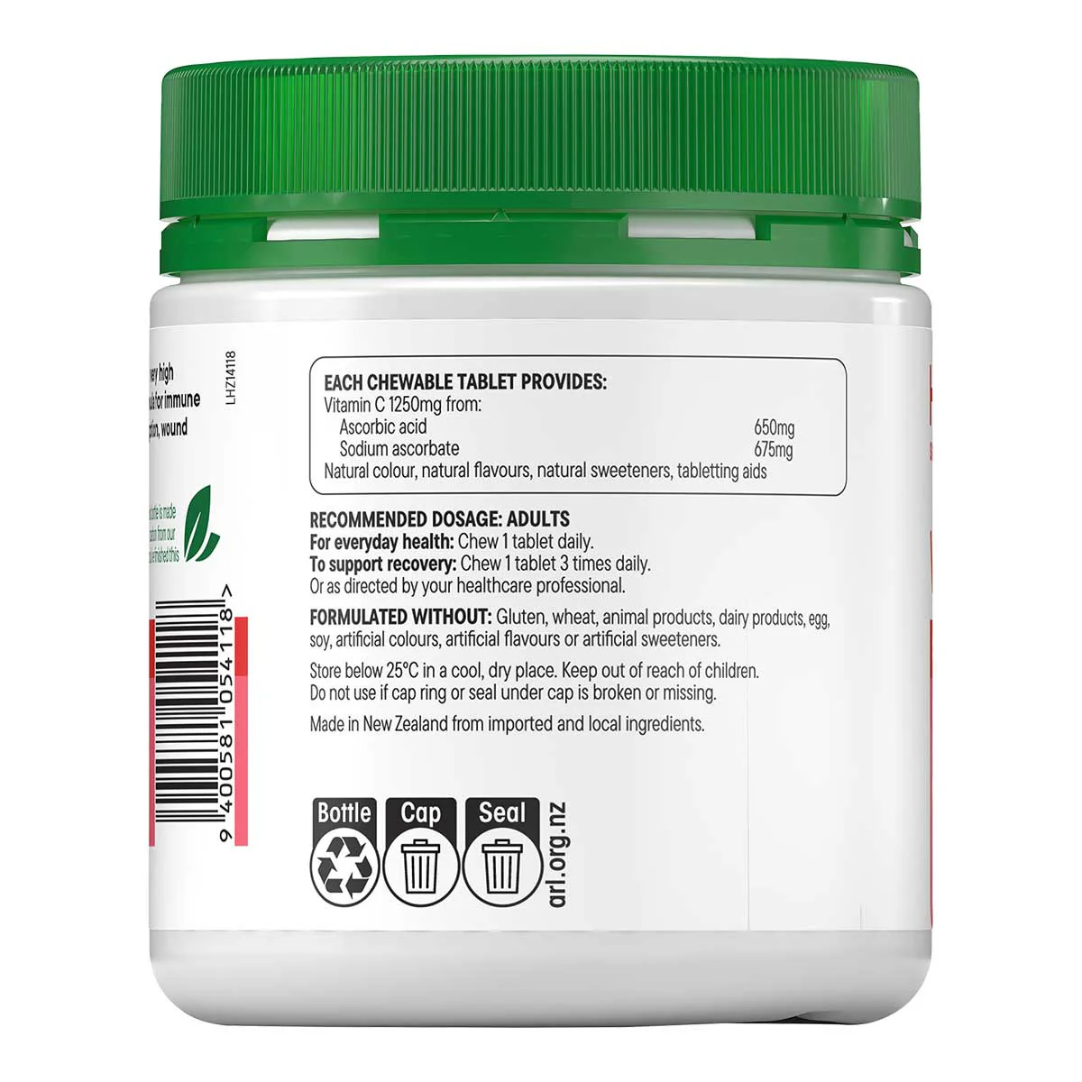 Vit C 1250mg Super Strength - Image 2