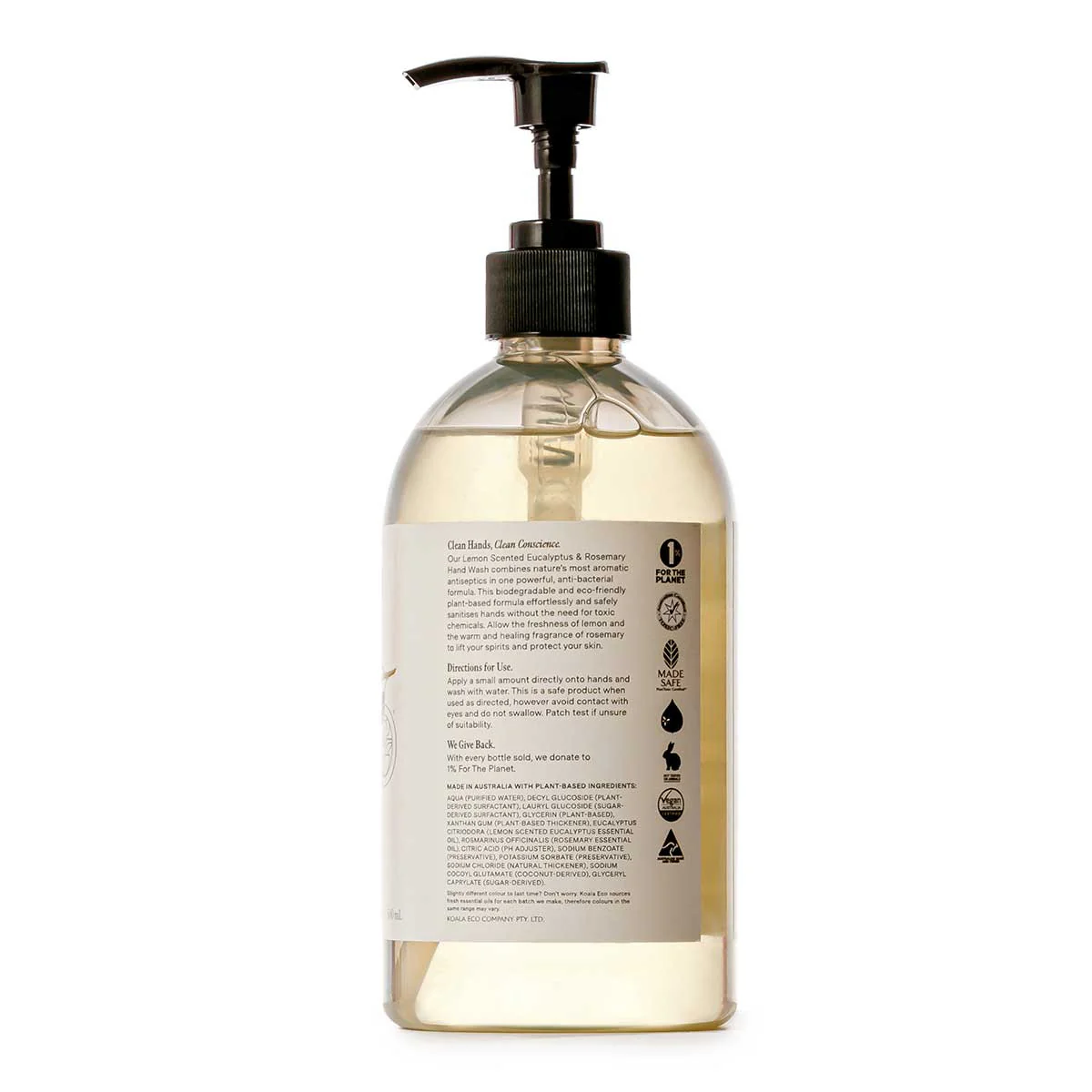 Natural Hand Wash - Lemon Eucalyptus & Rosemary - Image 2