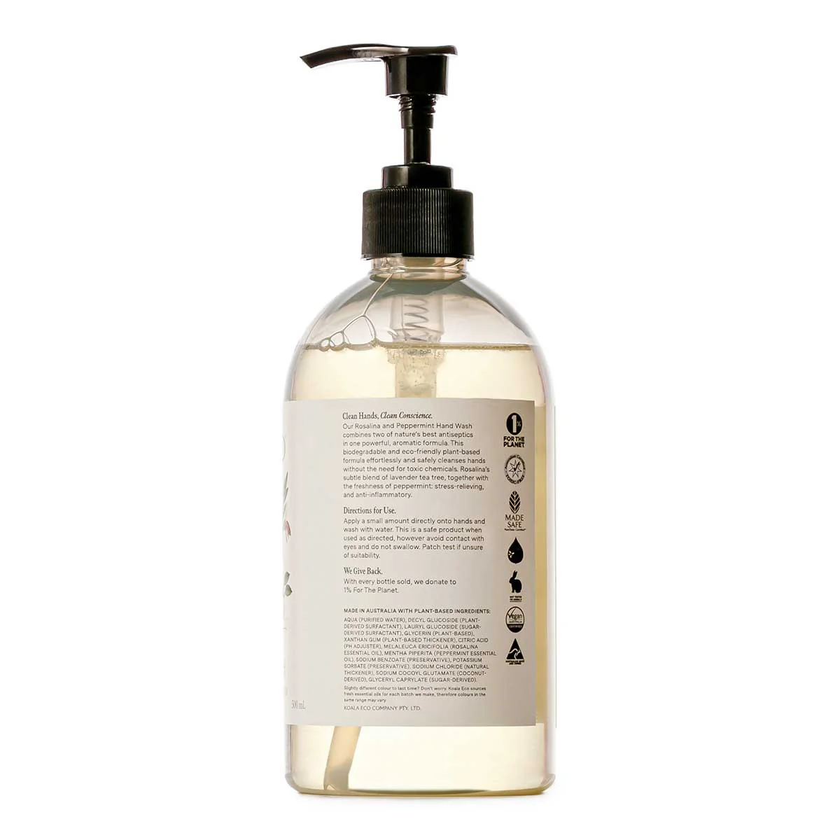 Natural Hand Wash - Rosalina & Peppermint - Image 2