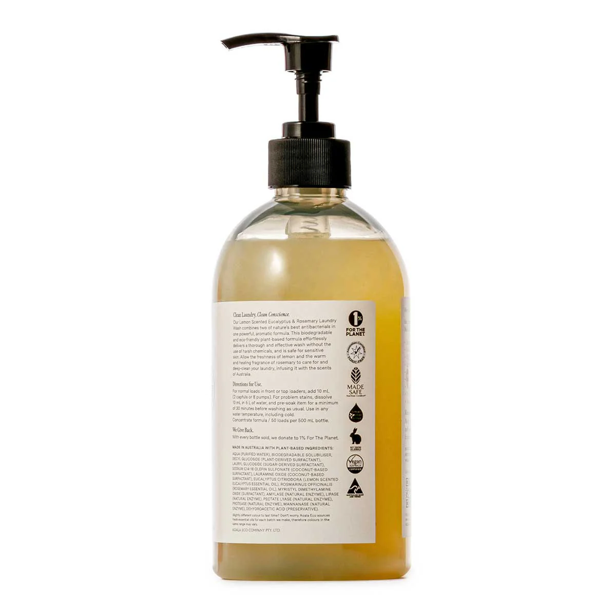 Natural Laundry Wash - Lemon Eucalyptus & Rosemary - Image 2