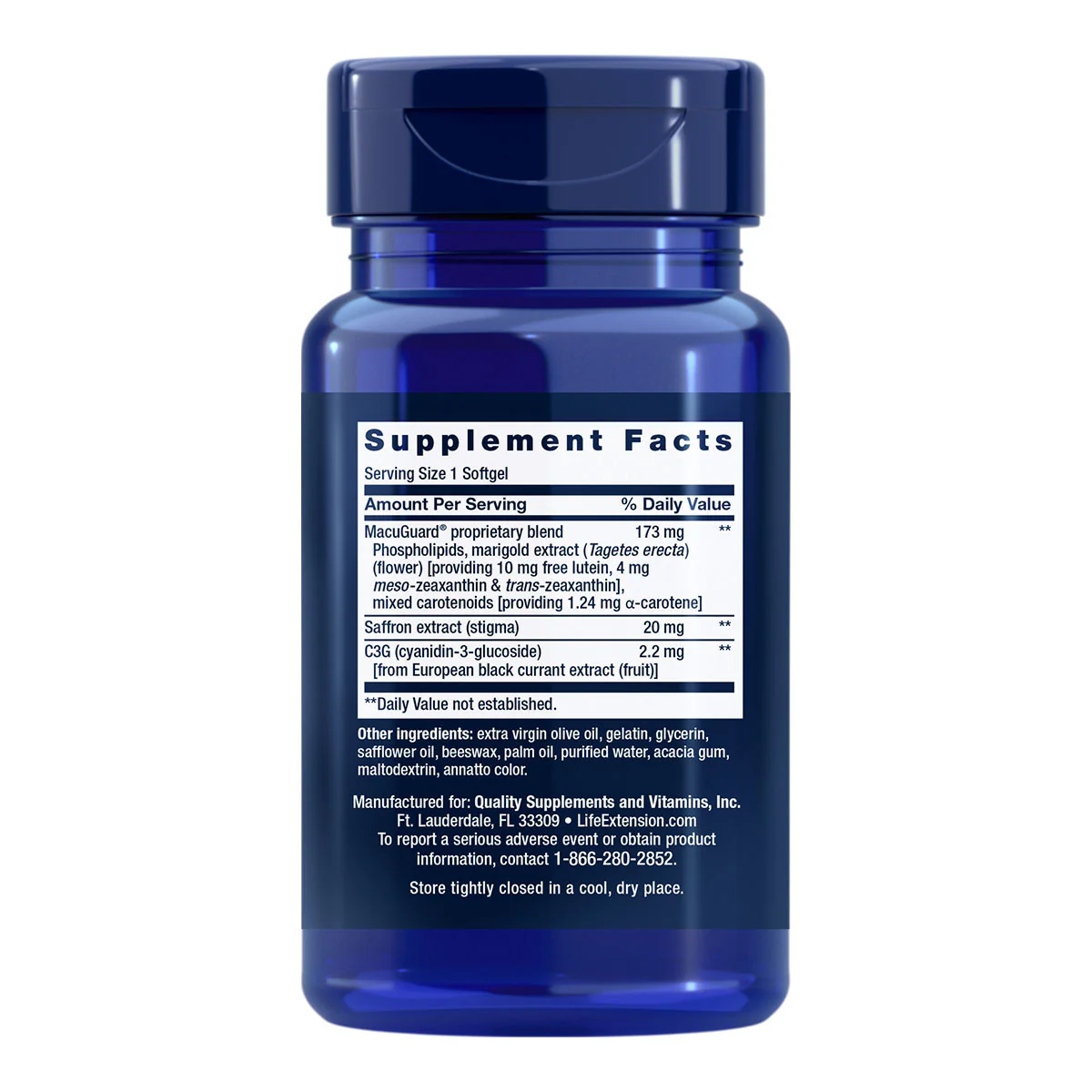 MacuGuard Ocular Support With Saffron - Image 2