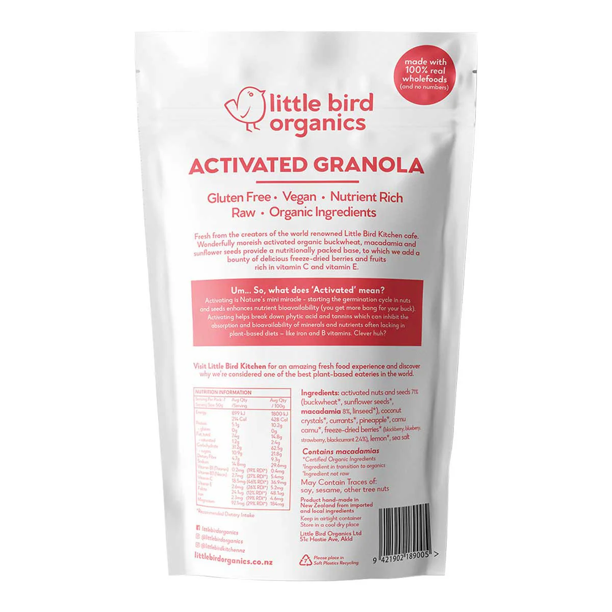 Activated Granola - Bountiful Berry & Macadamia - Image 2