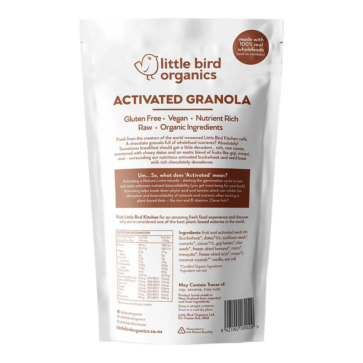 Activated Granola - Decadently Dark Cacao & Date - Image 2