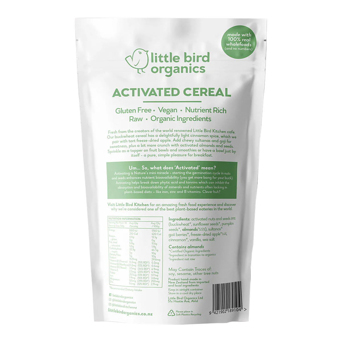 Activated Granola - Spiced Apple & Almond Sprinkles - Image 2
