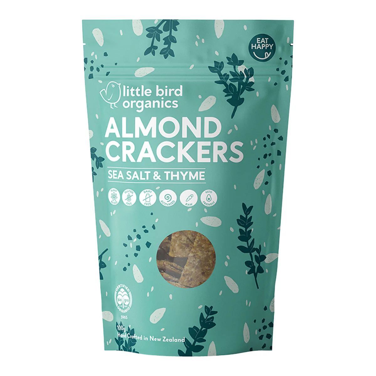 Almond Crackers - Sea Salt & Thyme