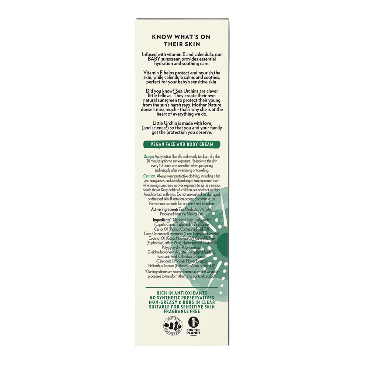Baby Natural Clear Zinc Sunscreen SPF 50 - Image 3
