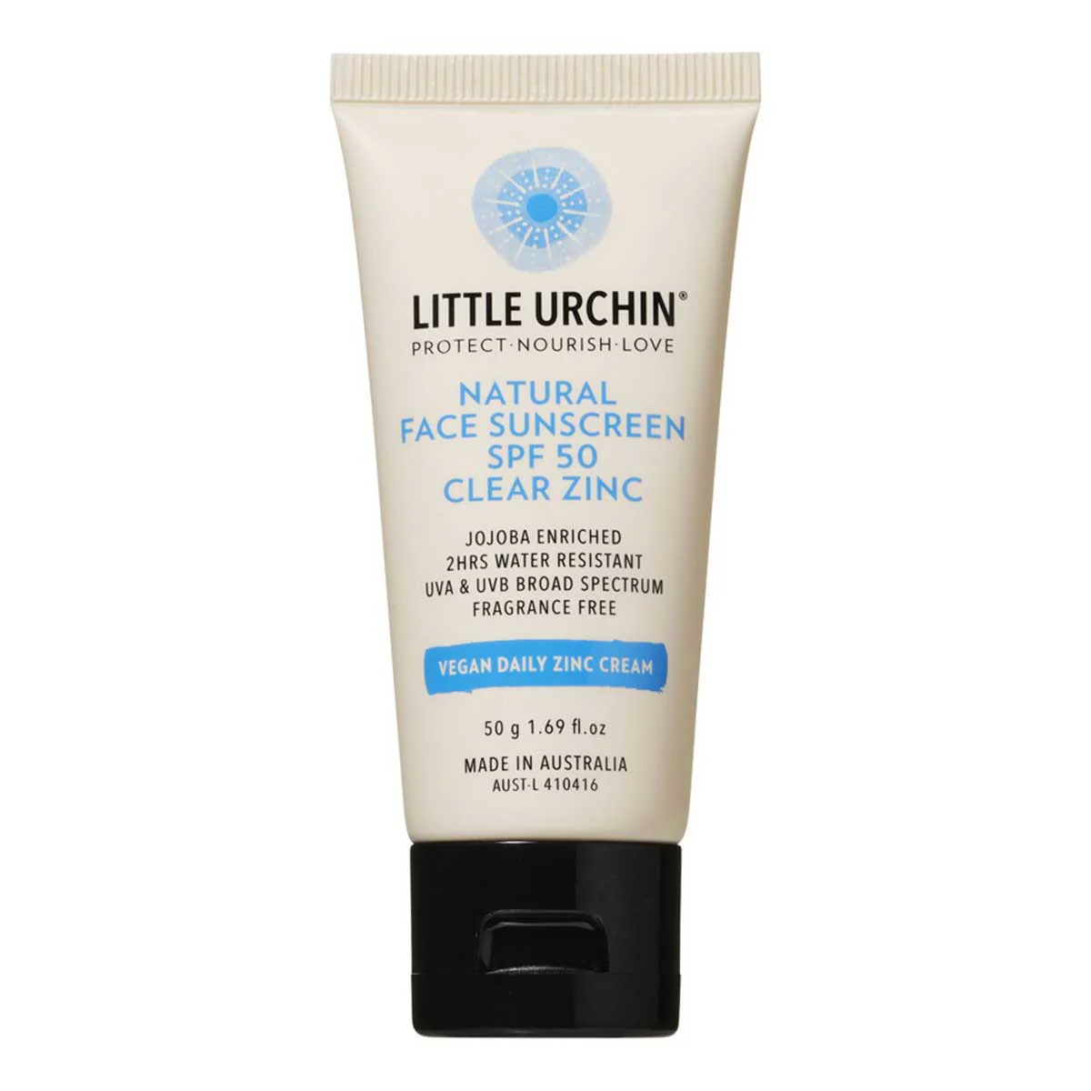 Natural Face Sunscreen SPF 50 Clear Zinc - Image 2