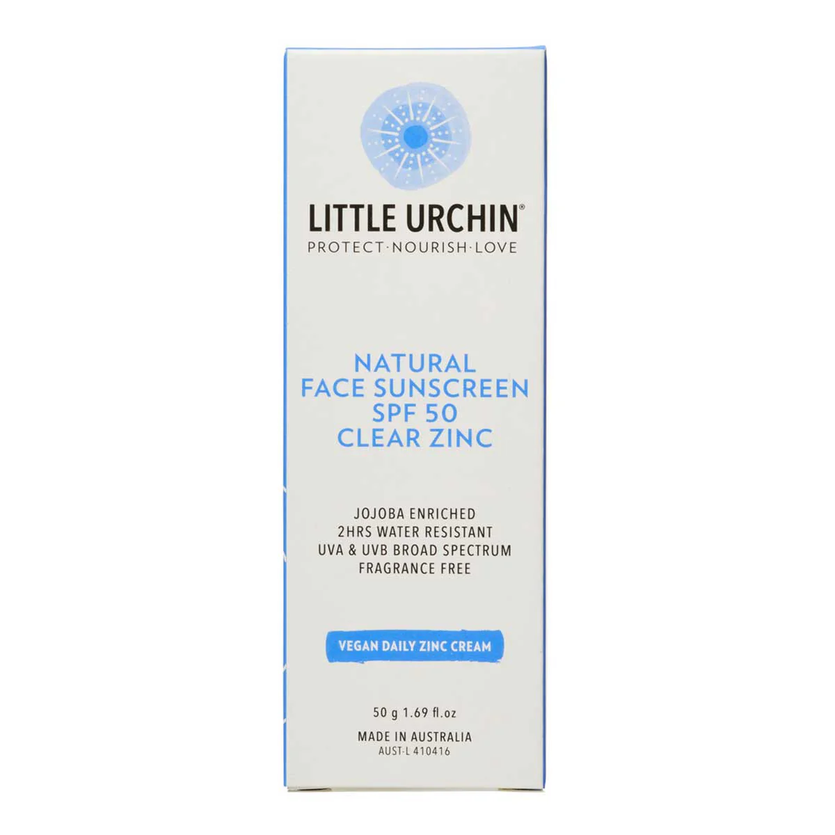 Natural Face Sunscreen SPF 50 Clear Zinc - Image 4