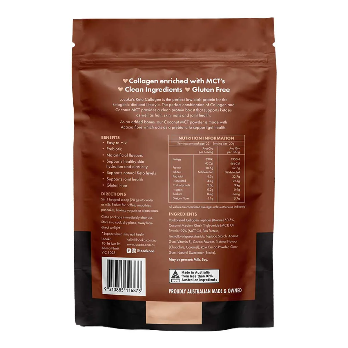 Collagen Double Choc Fudge - Keto - Image 2