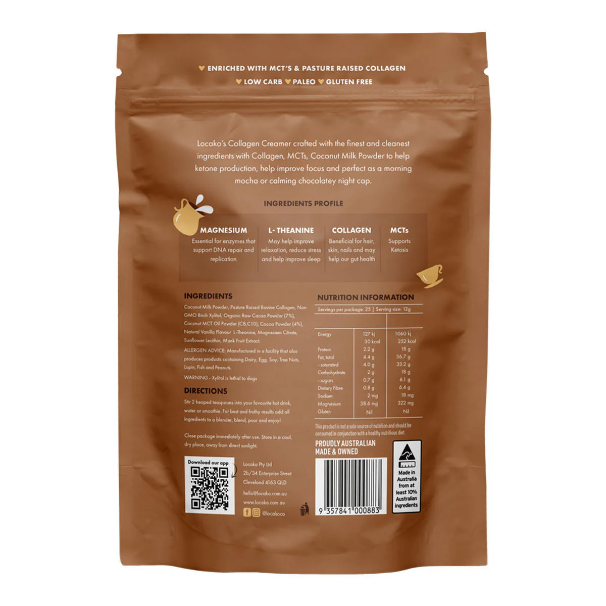 Focus Collagen Creamer - Decadent Chocolate - Image 2