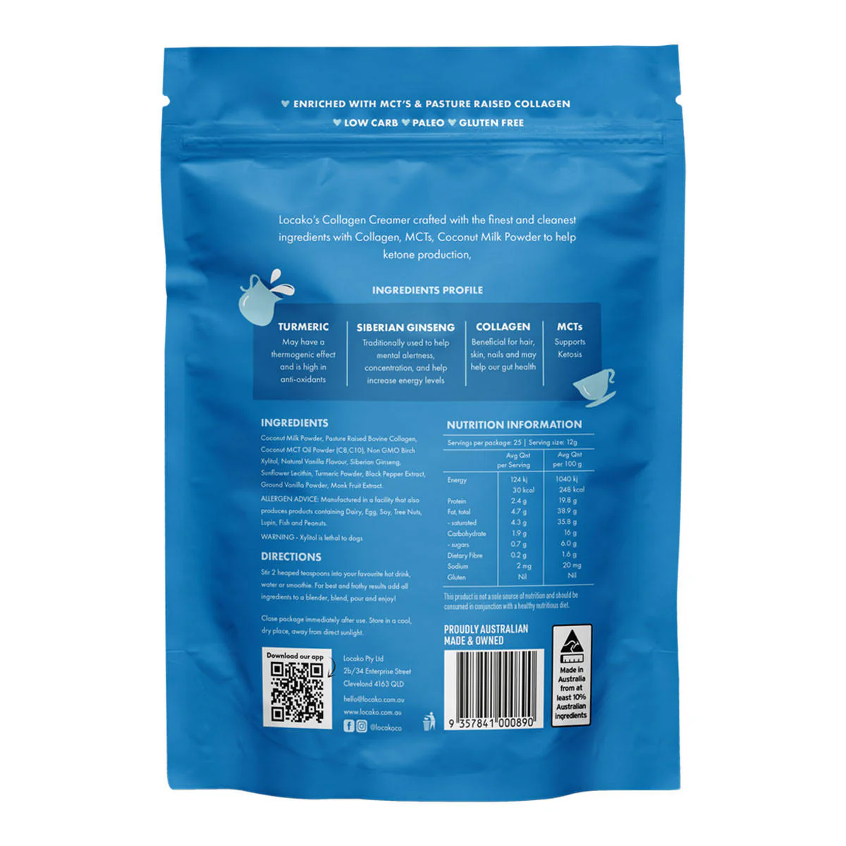 Performance Collagen Creamer - Madagascan Vanilla - Image 2