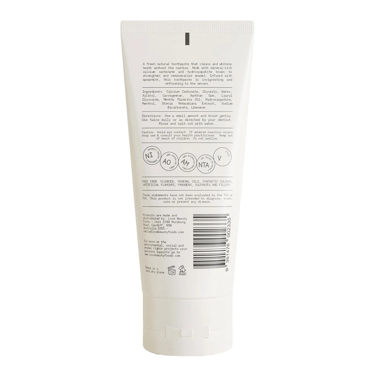 Natural Toothpaste - Bright White - Image 2