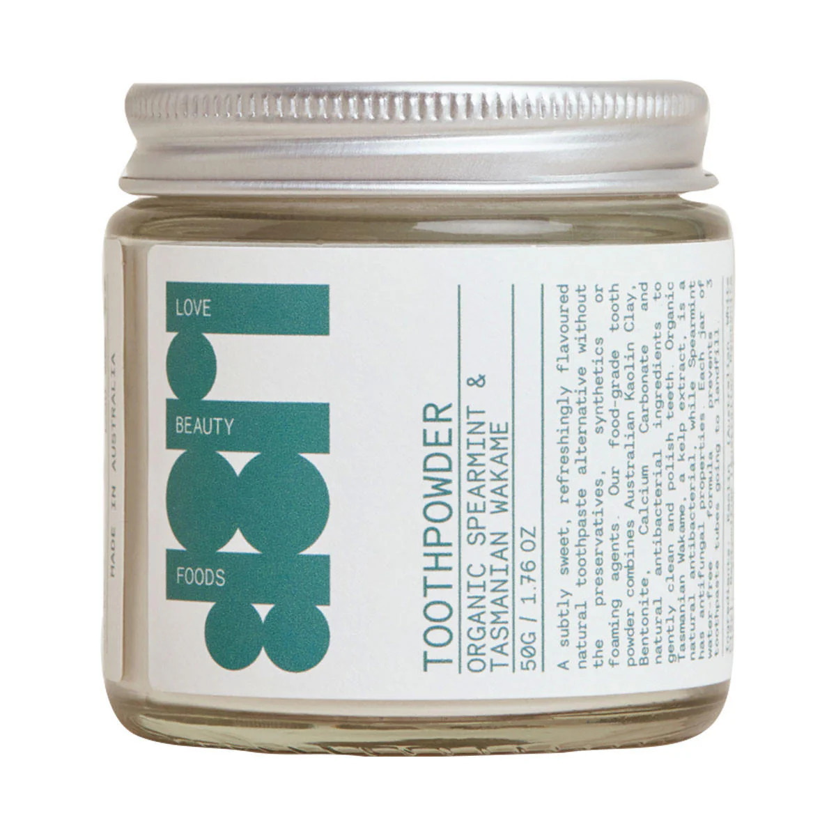 Tooth Powder Organic Spearmint - Image 2