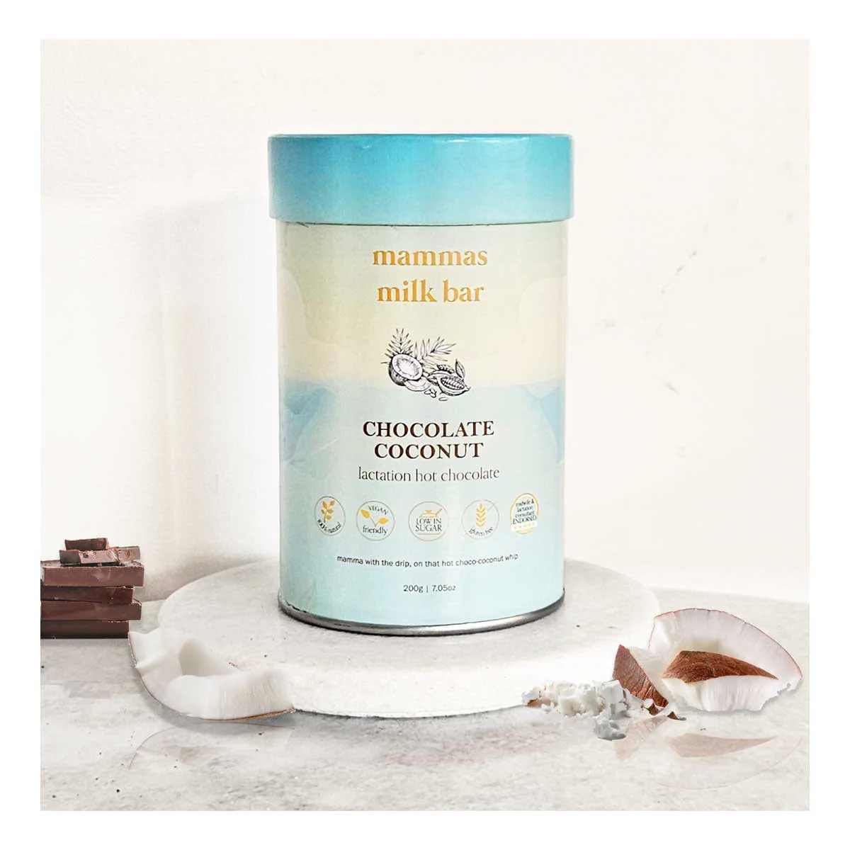 Coconut Chocolate Lactation Hot Chocolate - Image 3