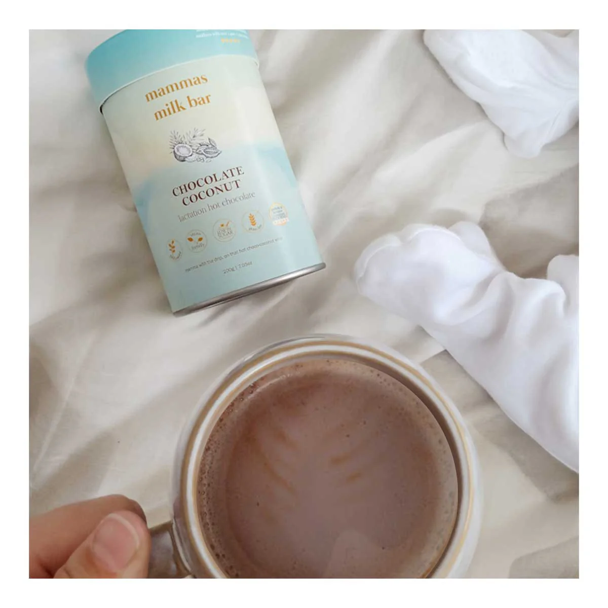 Coconut Chocolate Lactation Hot Chocolate - Image 4