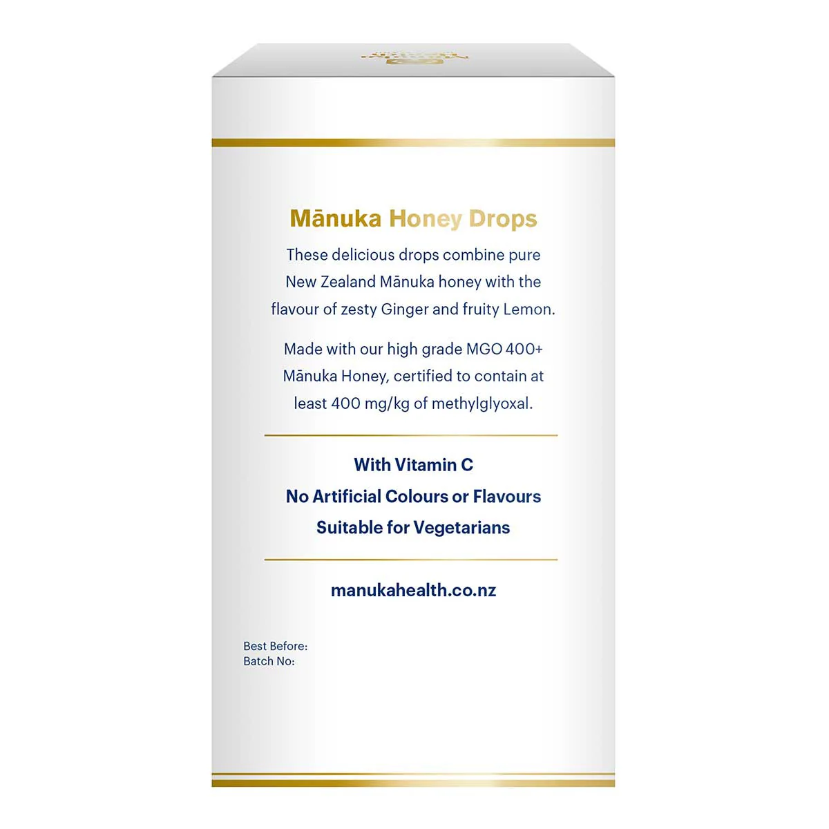 Manuka Honey Drops - Ginger & Lemon - Image 2