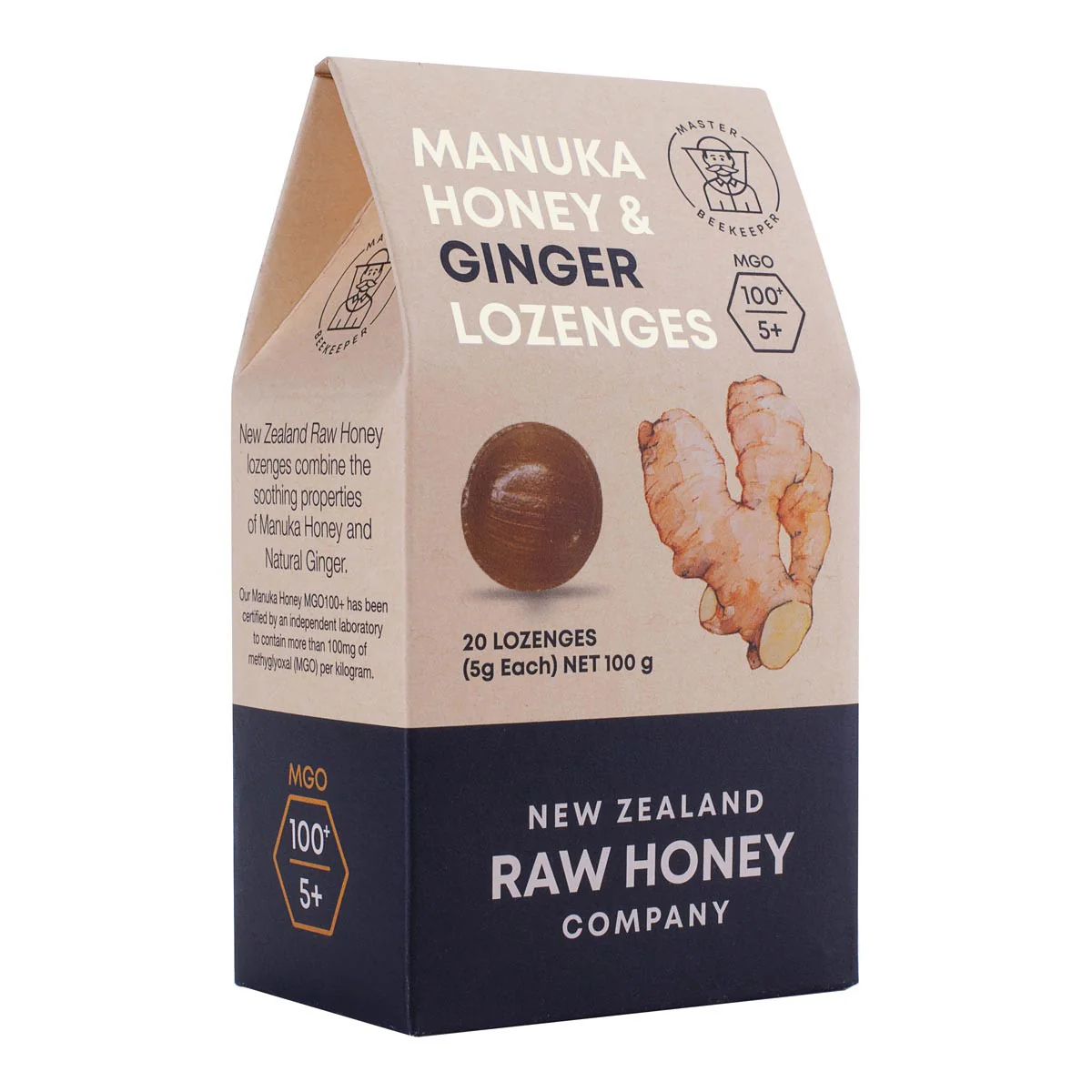 Manuka Honey & Ginger Lozenges - Image 2