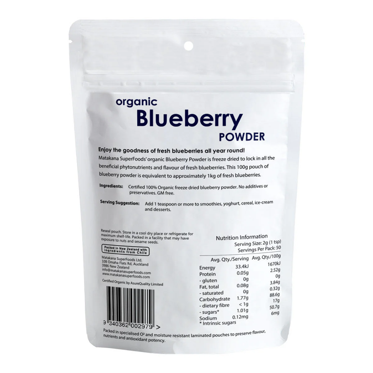 Blueberry Organic Powder - Image 2