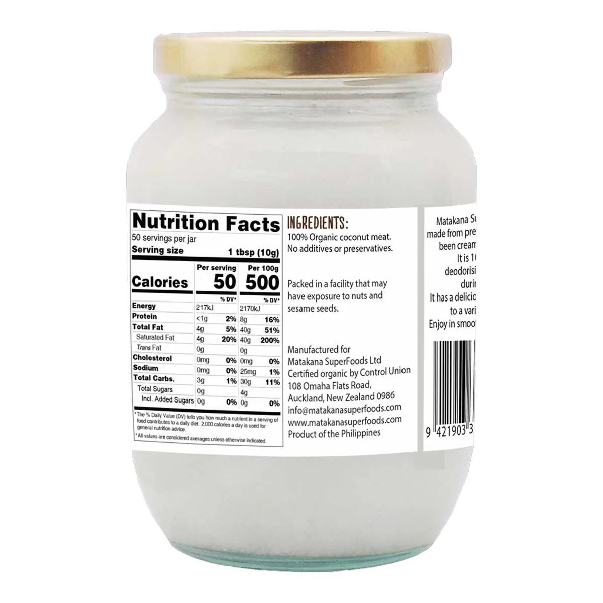 Coconut Butter Organic - Image 2