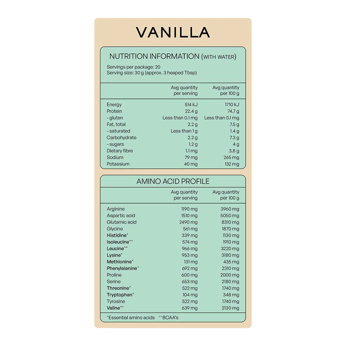 Plant Protein Vanilla - Image 2