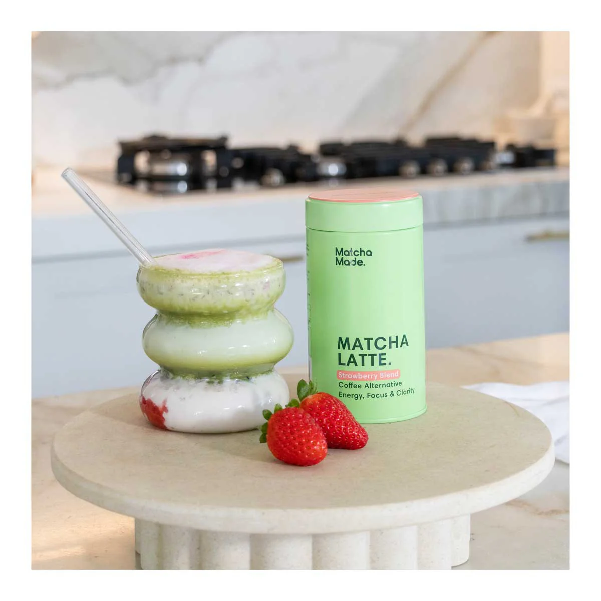 Matcha Latte - Strawberry Blend - Image 2