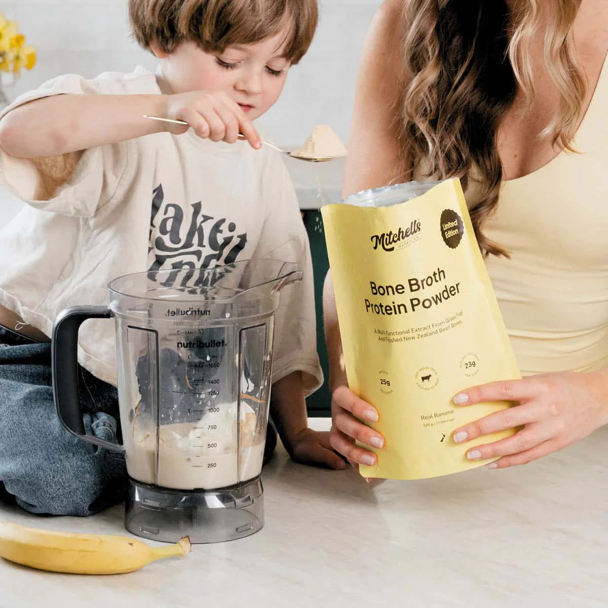 Bone Broth Protein Powder - Banana - Image 4