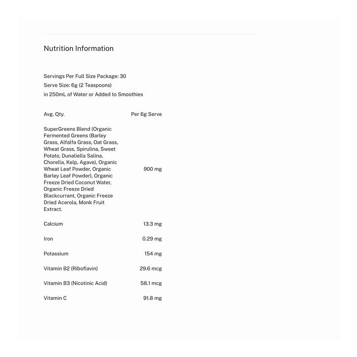 Organic Fermented Daily Greens - Image 2