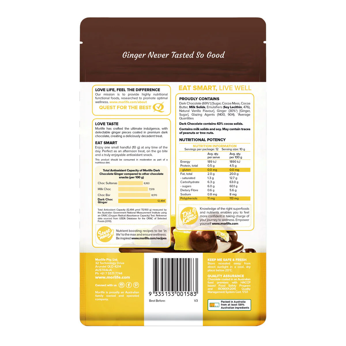 Dark Chocolate Coated Naked Ginger - Image 2