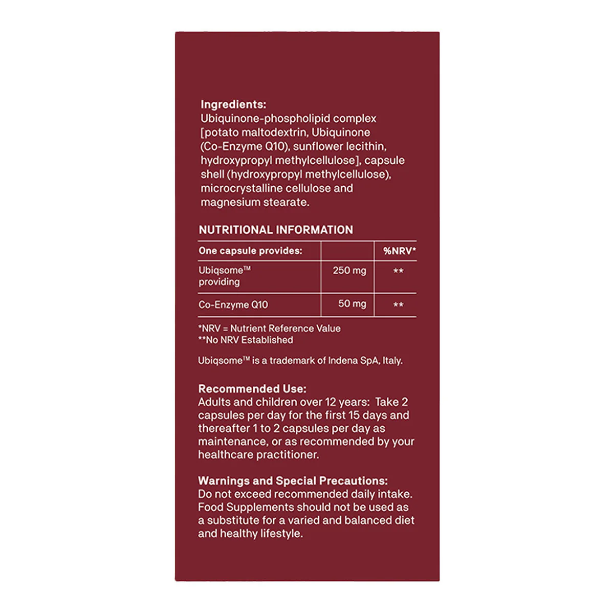 Co-Enzyme Q10 Advanced - Image 5