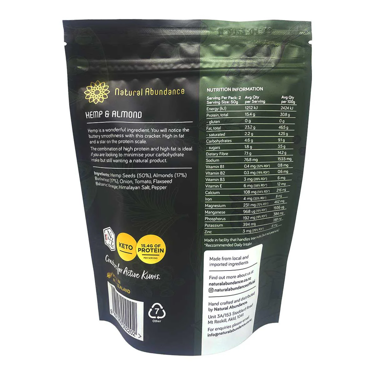 Superfood Crackers - Hemp & Almond - Image 2