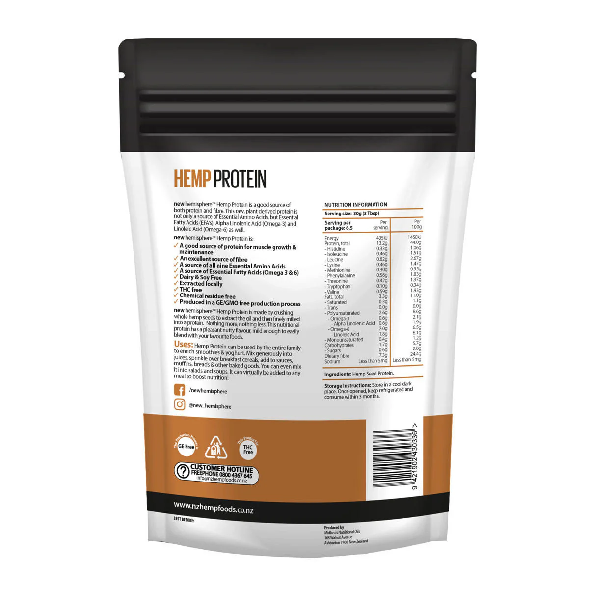 Hemp Protein Plant Based - Image 2