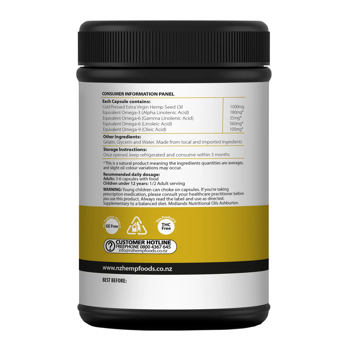Hemp Seed Oil - capsules - Image 4