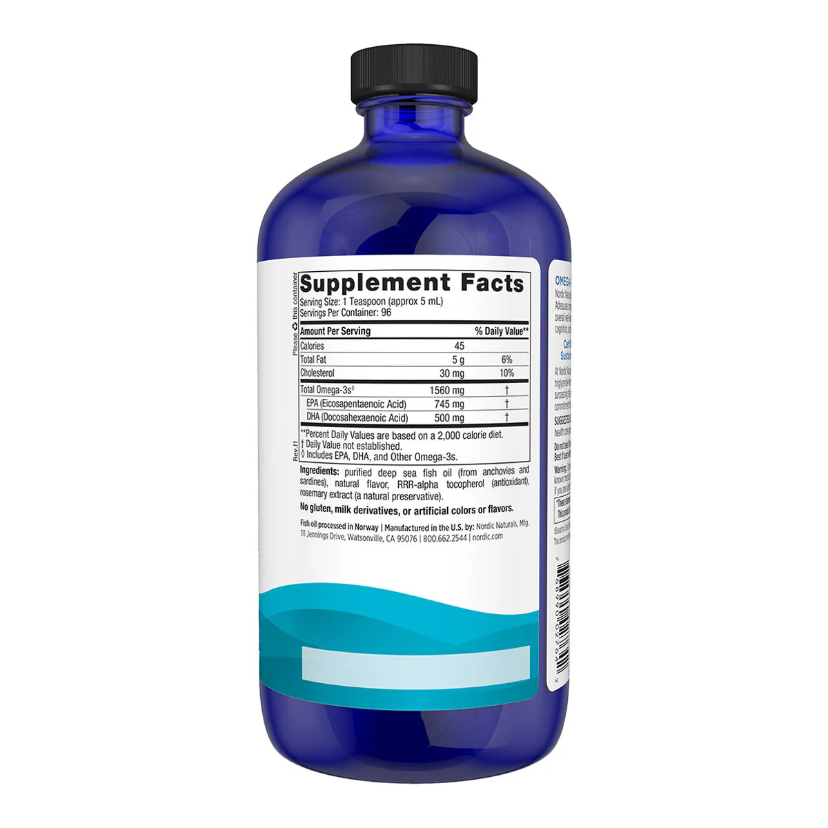 Omega-3 Purified Fish Oil - liquid - Image 4