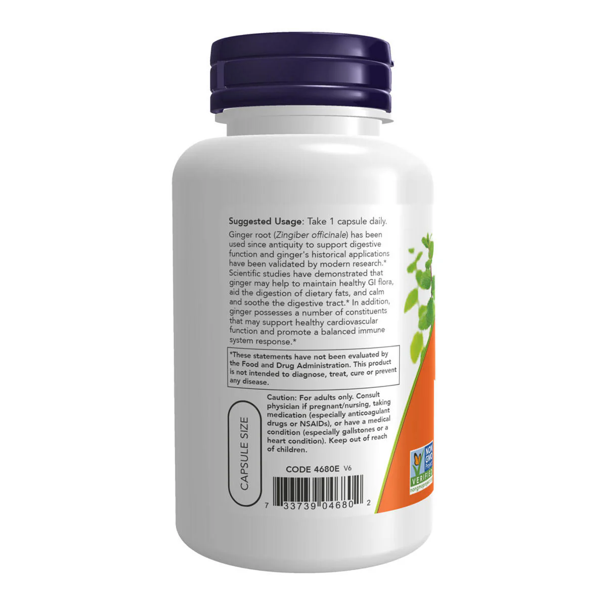 Ginger Root 550mg - Image 2