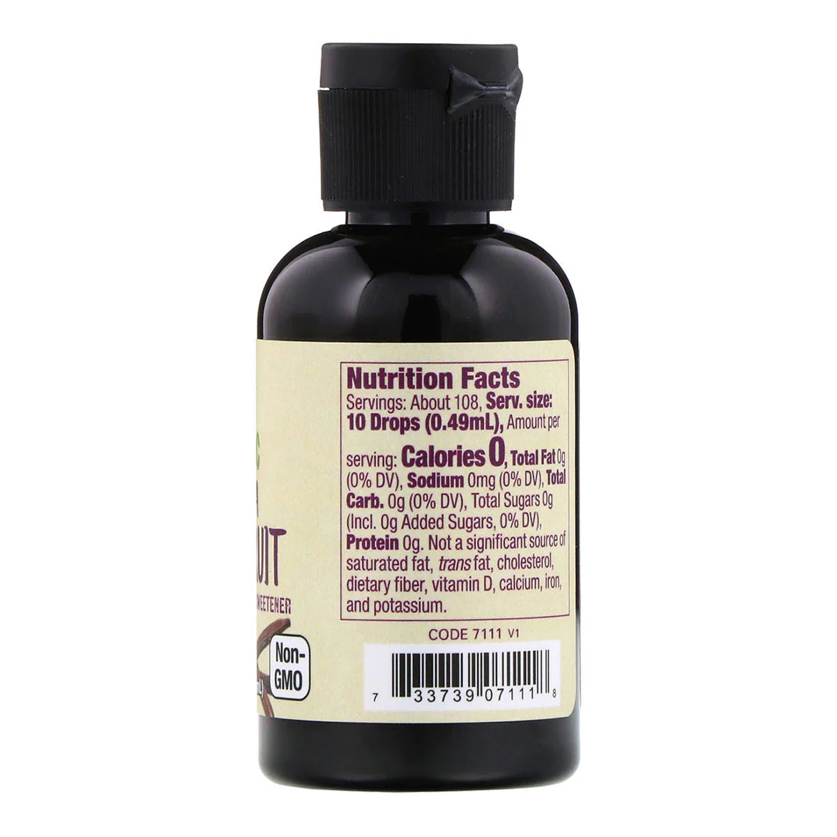 Organic Monk Fruit Liquid Vanilla - Image 2