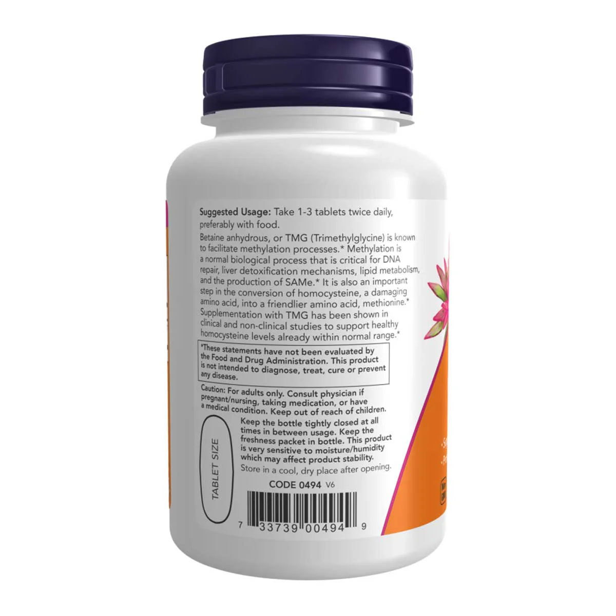TMG Betaine 1000mg Liver Support - Image 3