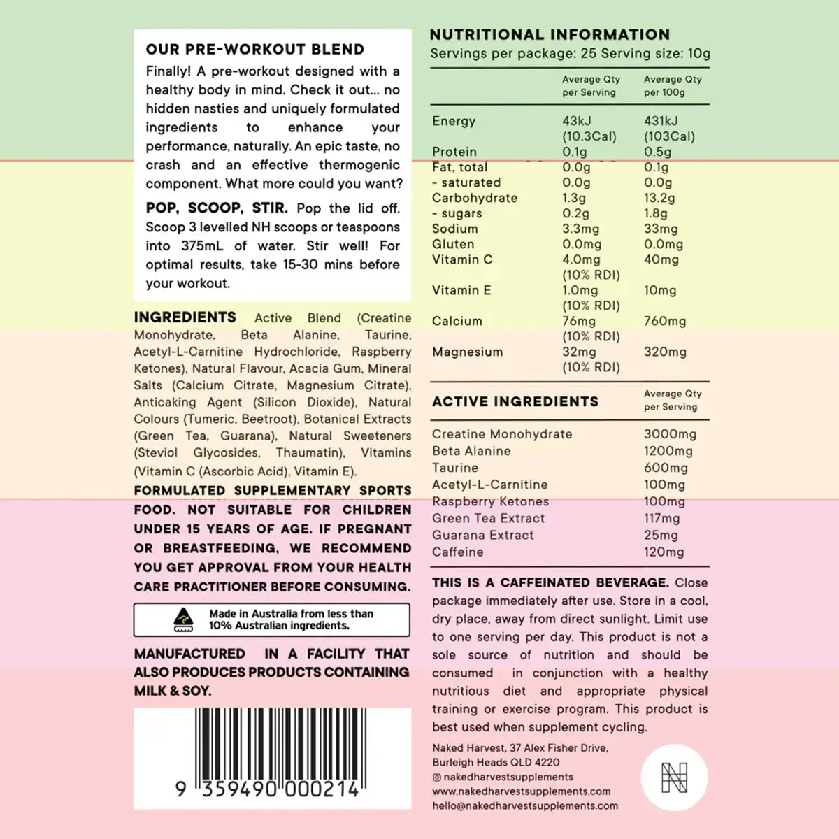 Natural Pre-Workout Fruit Tingle - Image 3