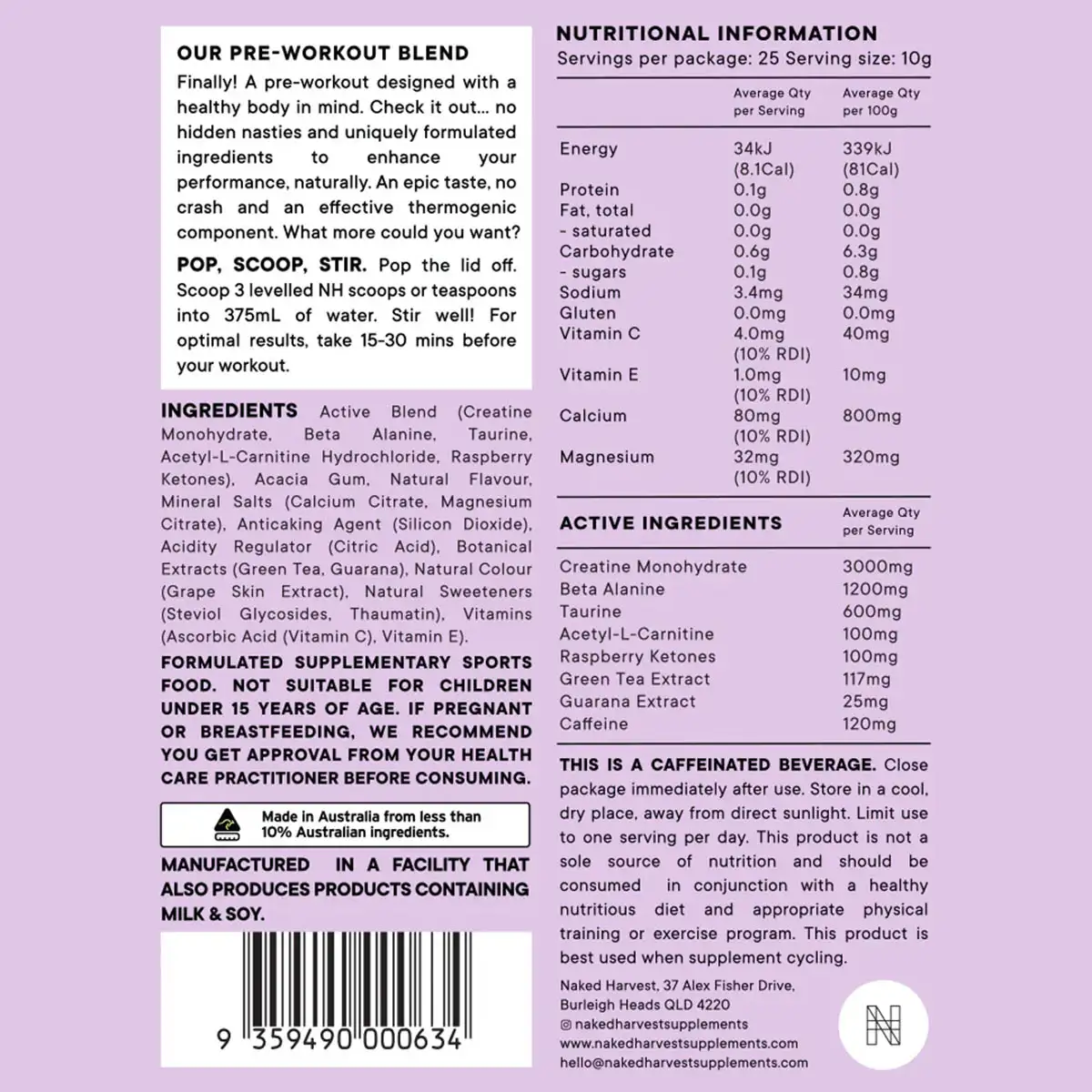 Natural Pre-Workout Grape - Image 3
