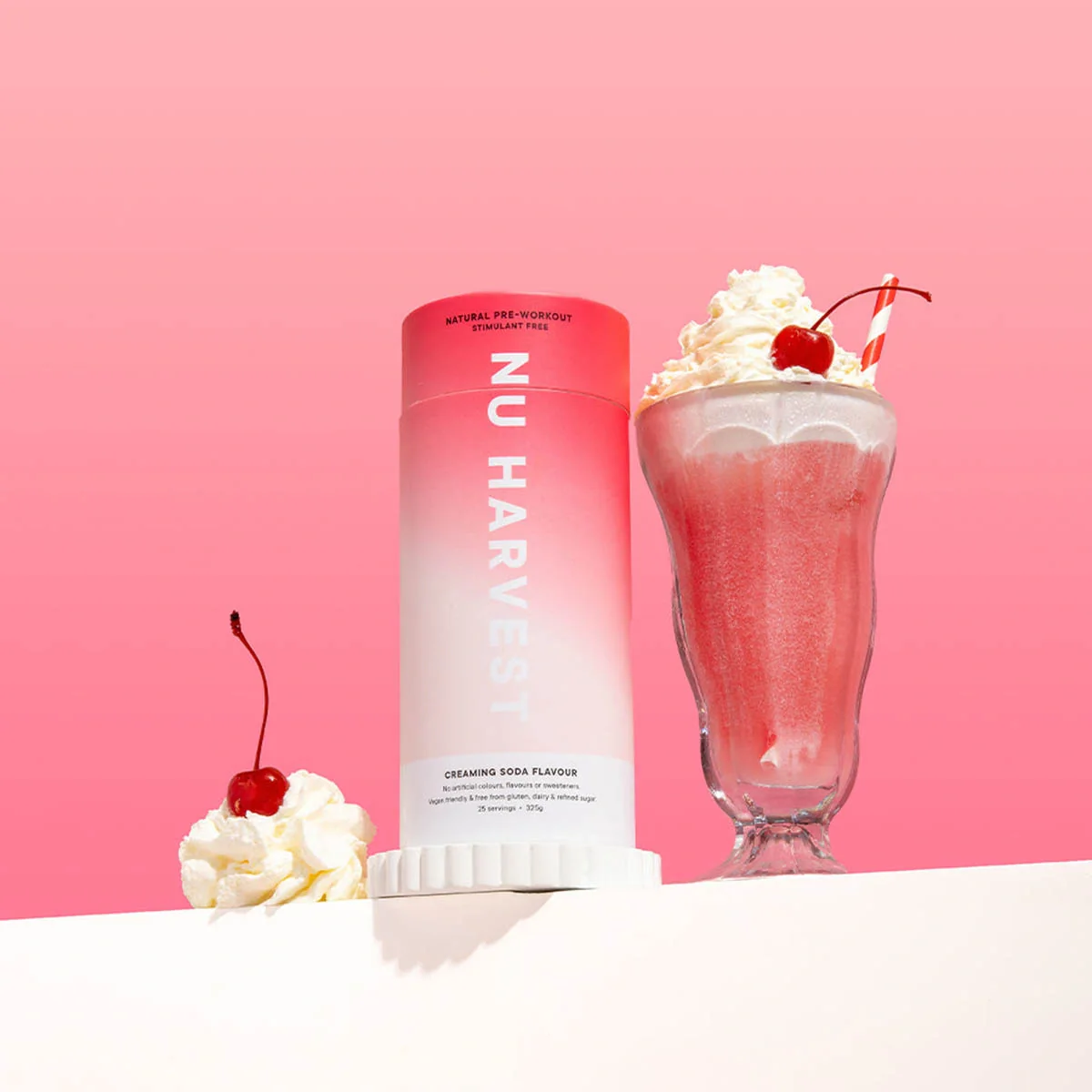 Natural Pre-Workout Stimulant Free Creaming Soda - Image 2