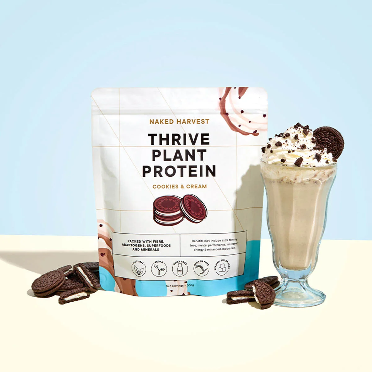 Thrive Plant Protein Cookies & Cream - Image 4