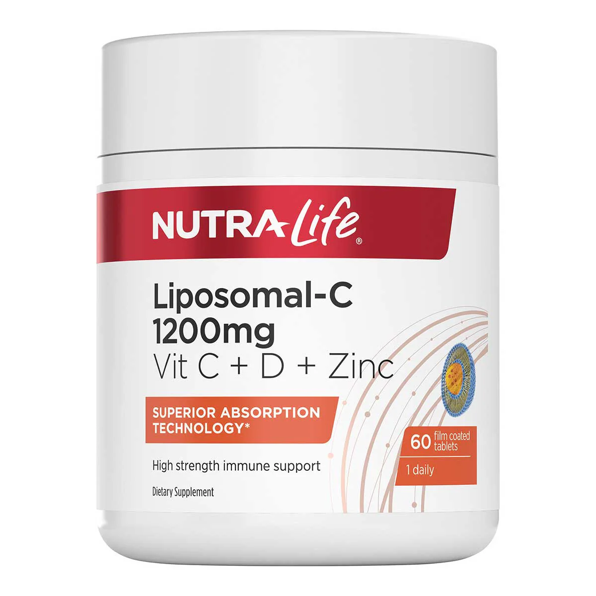 Liposomal C 1200mg Vit C + D + Zinc - Image 2