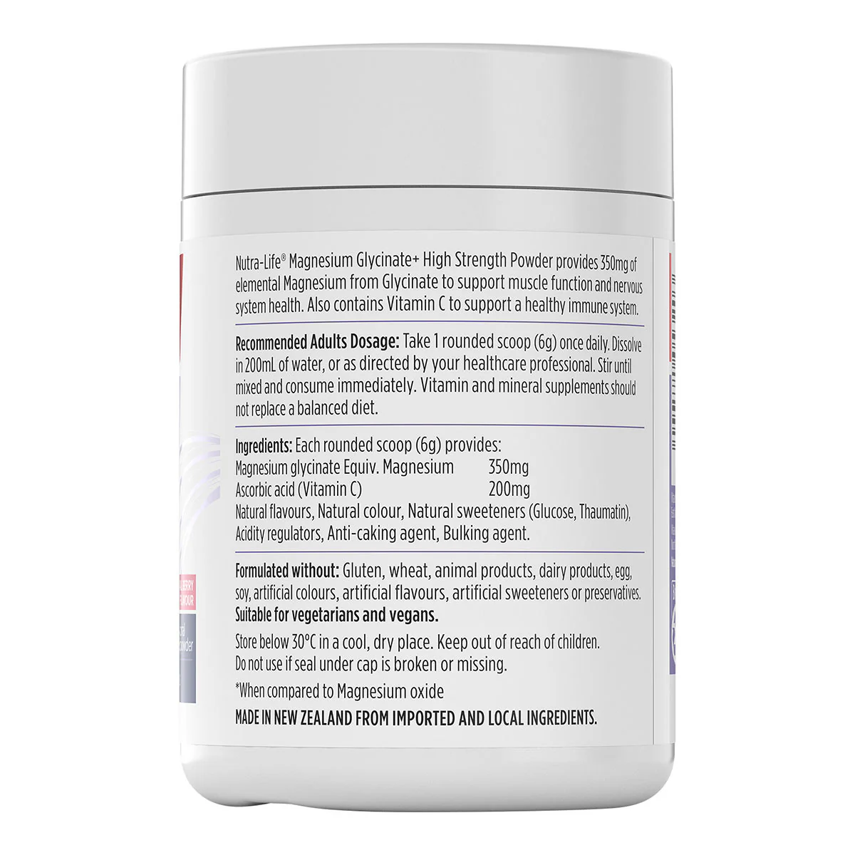 Magnesium Glycinate+ High Strength Powder Berry - Image 2