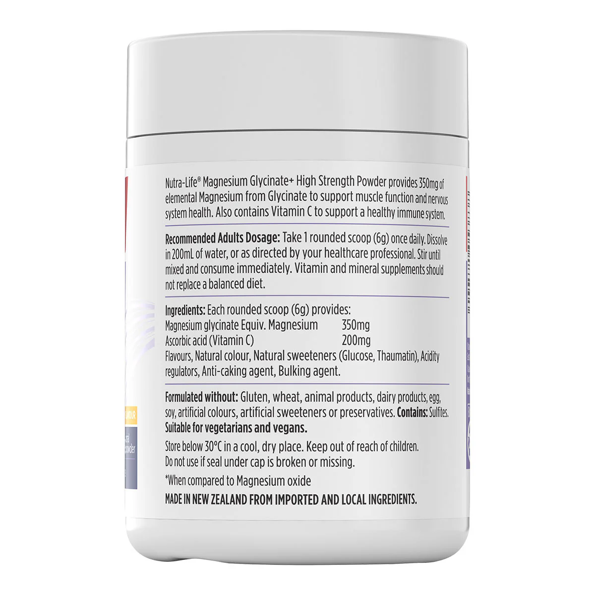 Magnesium Glycinate + High Strength Powder Citrus - Image 2