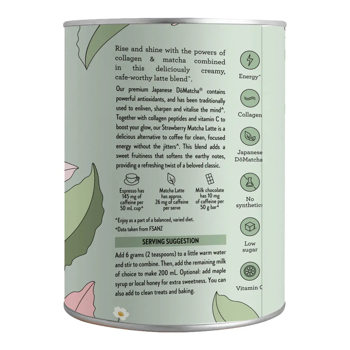 Collagen Matcha Latte Strawberry Flavour - Image 4