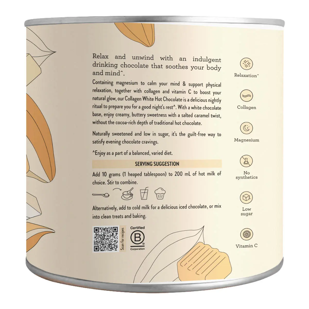 Collagen White Hot Chocolate - Salted Caramel - Image 4